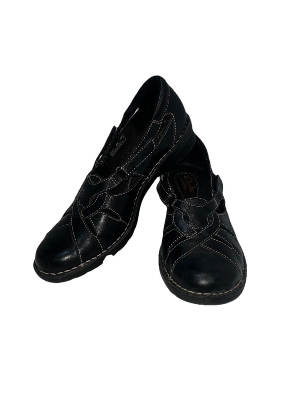 Clarks Bendables Minimalist Comfort Leather Shoes Loafers Sandals Nikki Regata 8